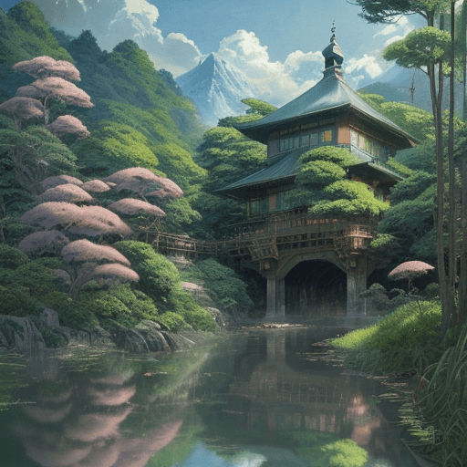 AI generated: (seed:::479590132) cinematic, masterpiece, art by studio ghibli, intricate artwork by john william t...
