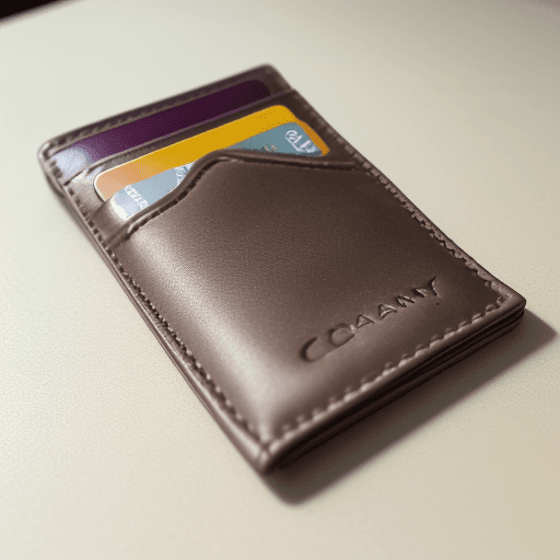 AI generated: HDR photo with a wallet, who stay in air ,with some aspect on back,with modern details, high dynamic...
