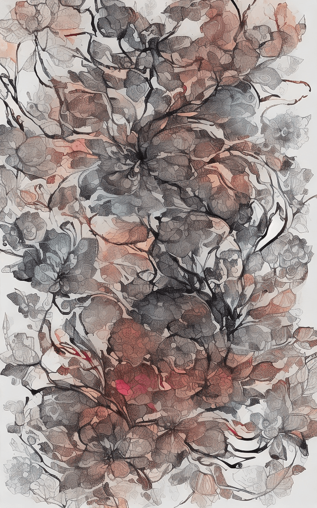 AI generated: A new style merging Carne Griffiths’ intricate and detailed drawing style, alcohol ink, tea ink and ...