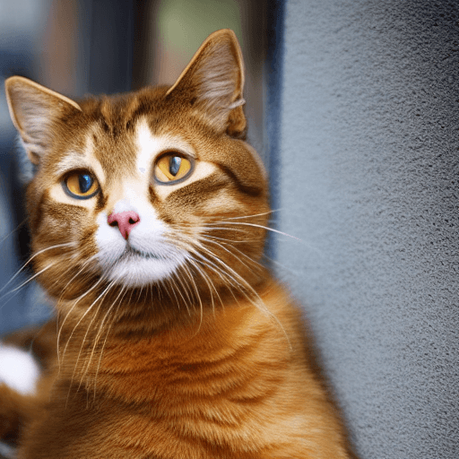 AI generated: Realisstic beautiful Cat smoking