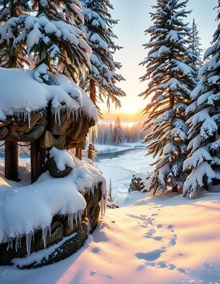 winter wonderland background