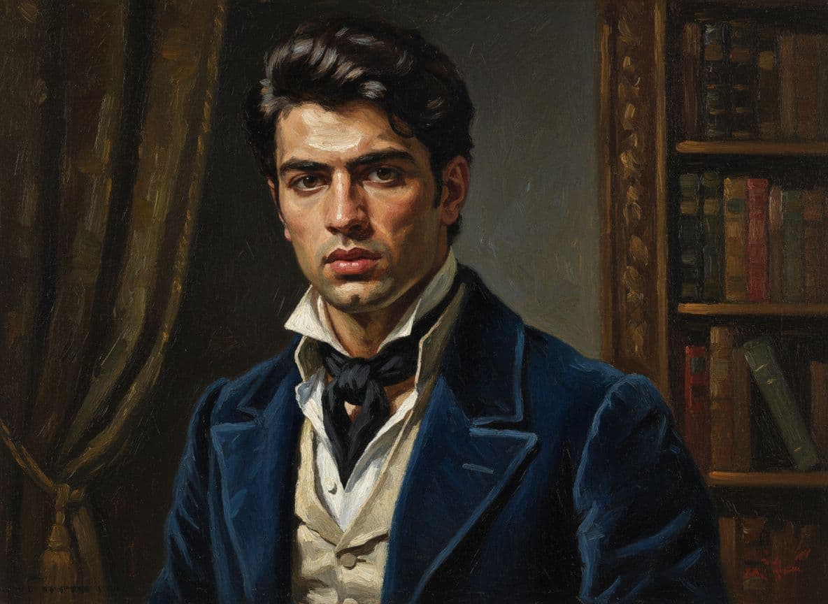AI generated: create avatar of me,4k, professional portrait of XIX century , heavy brushstrokes, textured paint, i...