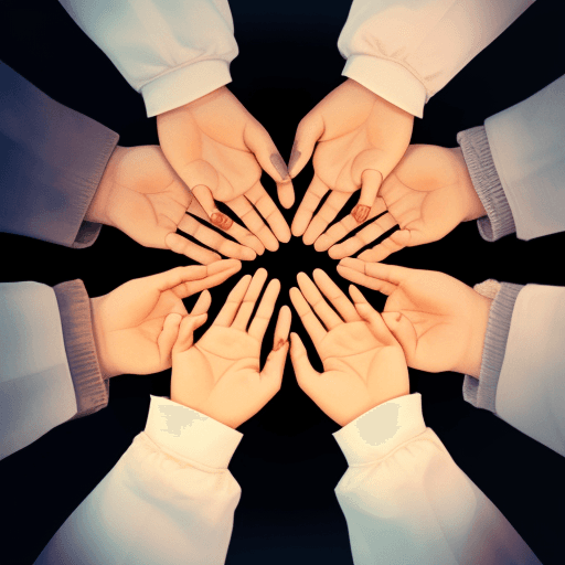 AI generated: 
praying hands