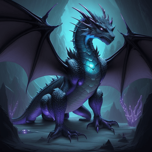 AI generated: A fantastical, otherworldly dragon that defies conventional depictions. The dragon should have an od...