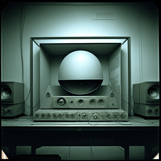 AI generated: declassified photo, unknown extraterrestrial, military base, secret experiments, lab, sound machines...
