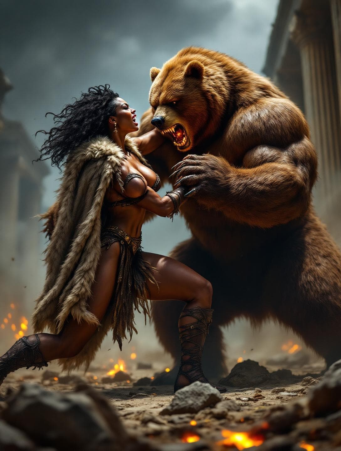 AI generated: For the hero, fear is a challenge and a task, because only boldness can deliver from fear. And if th...