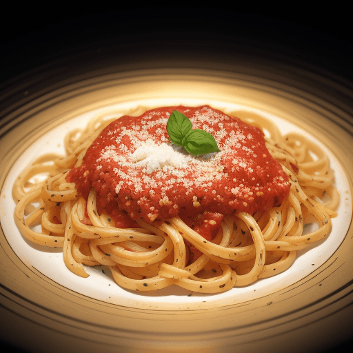 AI generated: pasta, delicious, glistening, red sauce,  food photography, highly detailed, photorealism, symmetric...