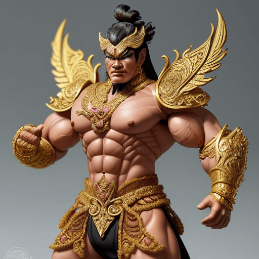 AI generated: Here's the combined prompt, incorporating the detailed facial features and costume description:

**P...