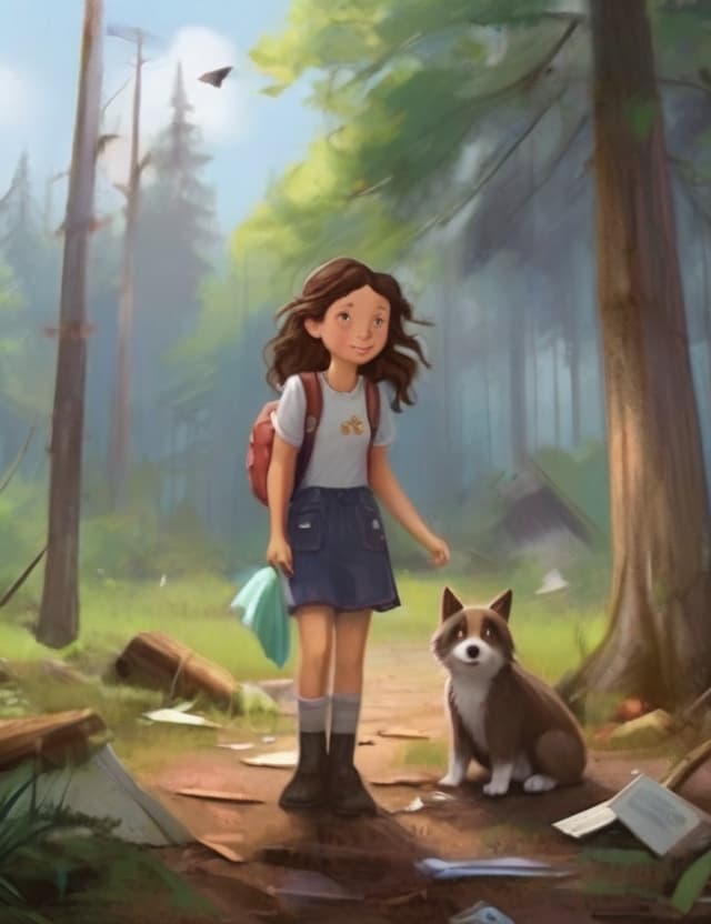 AI generated: forest adventure