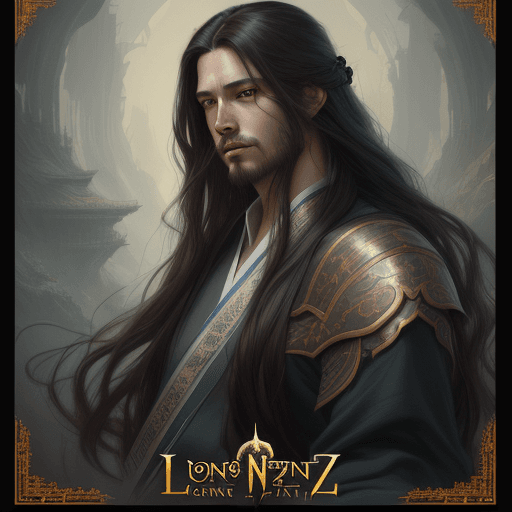 AI generated: a painting of a man with long hair, a poster by Wu Zuoren, cgsociety contest winner, fantasy art, of...