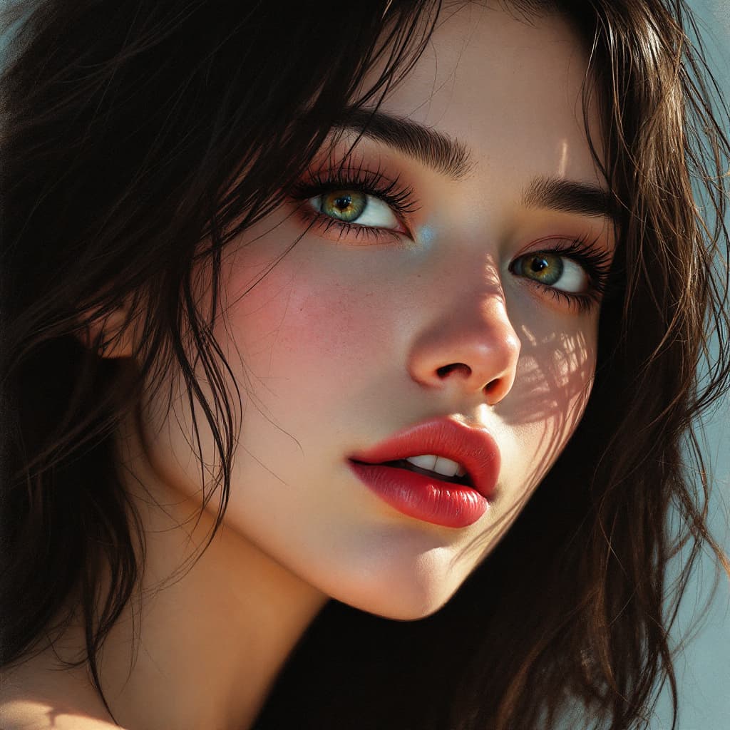 AI generated: a woman, hyper-realistic pop, traditional animation --chaos 75 --ar 1:2 --style raw --profile rsy6uq...