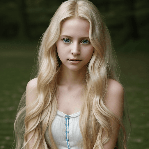 AI generated: Cassandra is a youthful soul, radiating an aura of determination and curiosity. Her blonde hair casc...