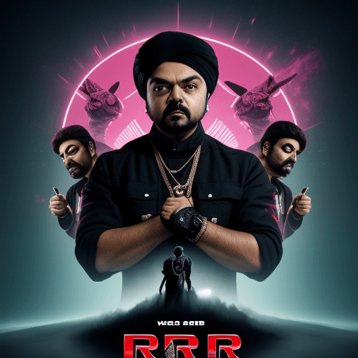 AI generated: RRR Poster Image