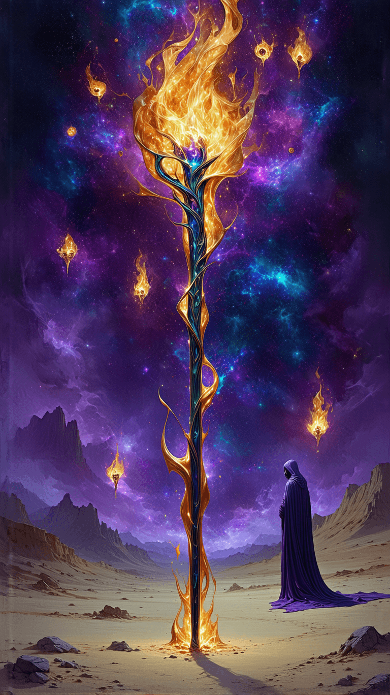 AI generated: Psychedelic Tarot Wands Collection – Surreal Salvador Dalí-Inspired Art

Create a psychedelic, surre...