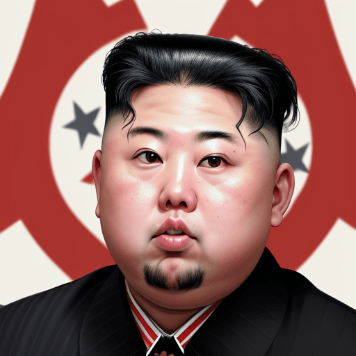 AI generated: Trump loves kim un jung