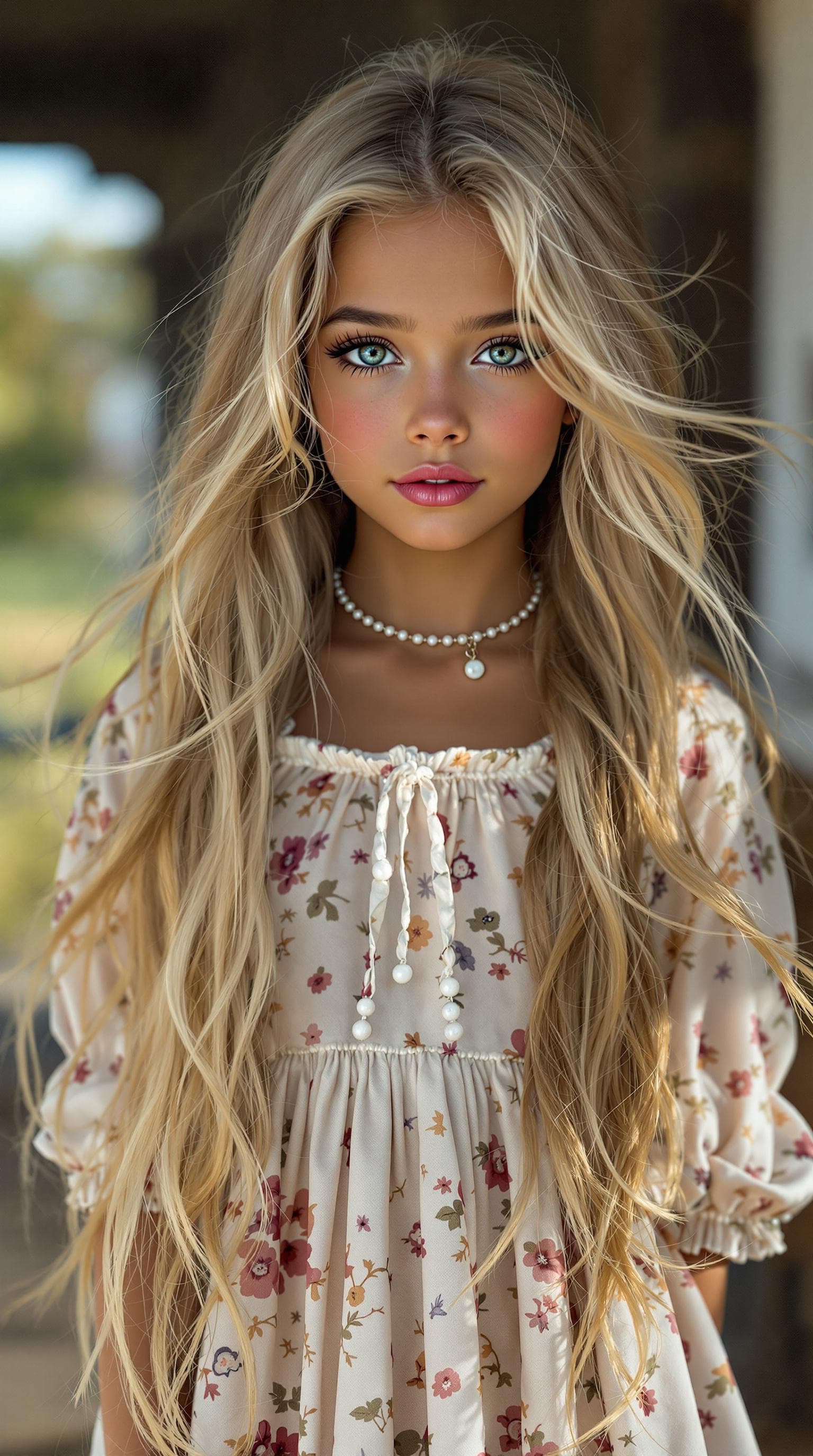 AI generated: a professional photo of a exceptionally of the most beautiful American girl in the world, showing he...