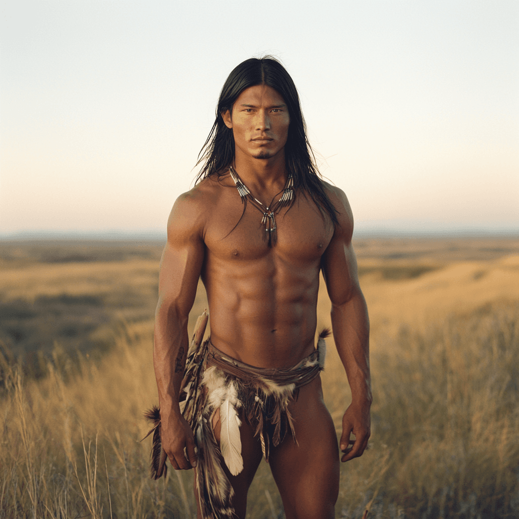 AI generated: full shot, full-length portrait, wide field of view, centered, showing entire body, award-winning ci...
