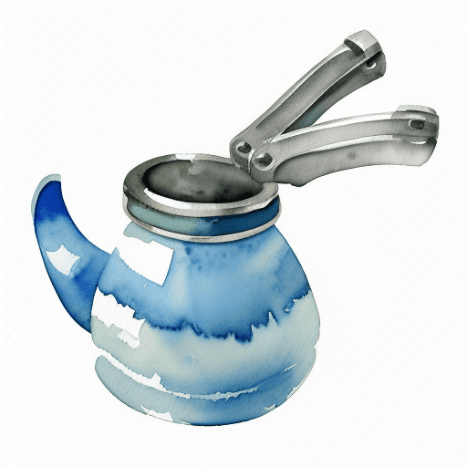AI generated: watercolor clip art of flint and steel
