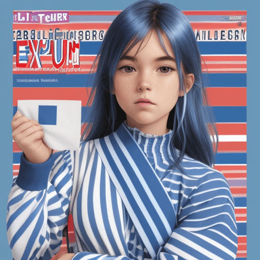 AI generated: I want a cover with a blue and white striped flag that says "Color your txuri-urdin colors!
