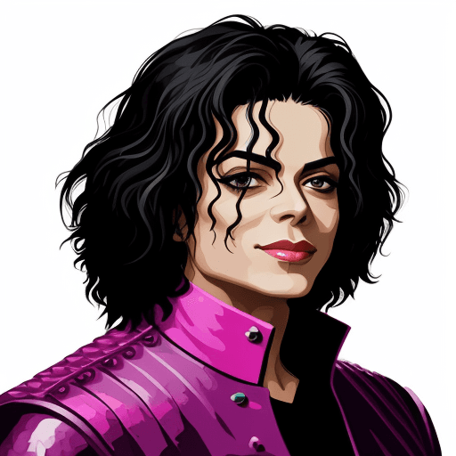 AI generated: wpap michel jackson