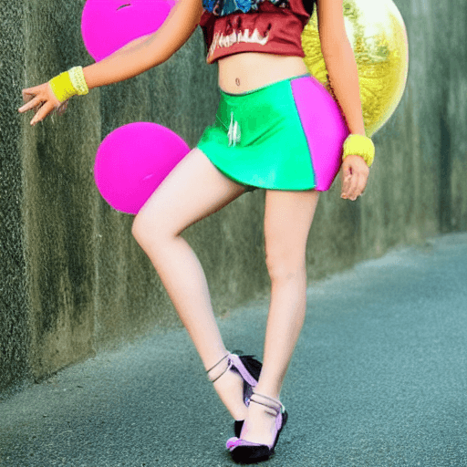 AI generated: sexy photo,detail skin, She's all about daning, erotic, fun, and an unapologetically cute style. Wit...