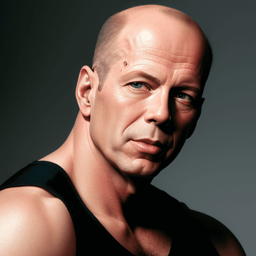 AI generated: ode to bruce willis
