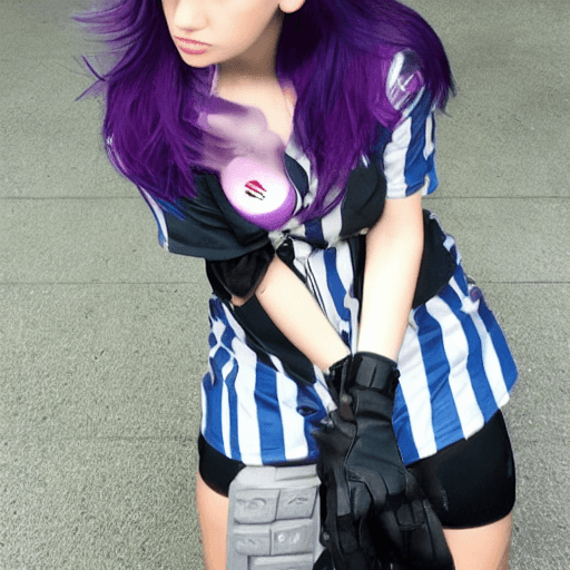 AI generated: score_8_up,score_7_up, BREAK, screencap, source_anime, 1girl, 1teenager, solo, short hair, purple ey...