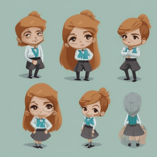 AI generated: estilo animação, chefe de meia idade descontente com senhor idoso que está triste. Escritório, luzes...