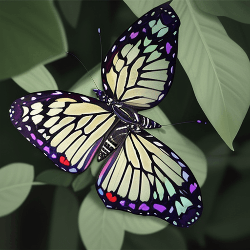 AI generated: a large butterfly insect.