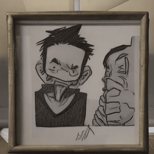 AI generated: Ugly, 

grain, 

low res, 

blurry, 

cartoon, 

anime, 

picture frame, 

frame, 

2 heads, 

2 fac...
