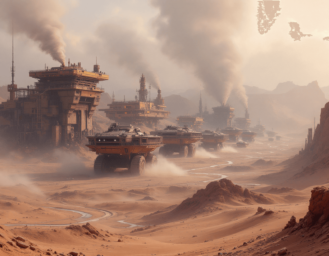 AI generated: by Jon McCoy. Create an image depicting the destruction of a world. Create a science fiction concept...