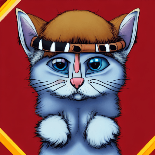AI generated: gay, furry, nsfw, anthropomorphic, feline, cat, brown fur, striped fur, blue eyes, ears with tuff, l...