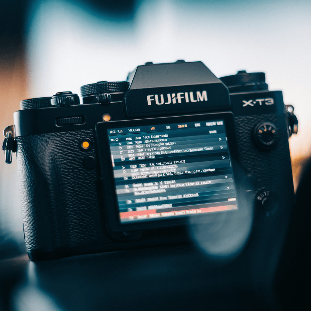 AI generated: Computer screen showing neatly organized digital files  dslr, ultra quality, sharp focus, tack sharp...