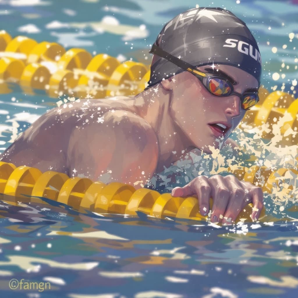 AI generated: score_9, score_8_up, score_7_up, score_6_up, score_5_up, score_4_up, realistic, 1guy swimmer,
 18 ye...