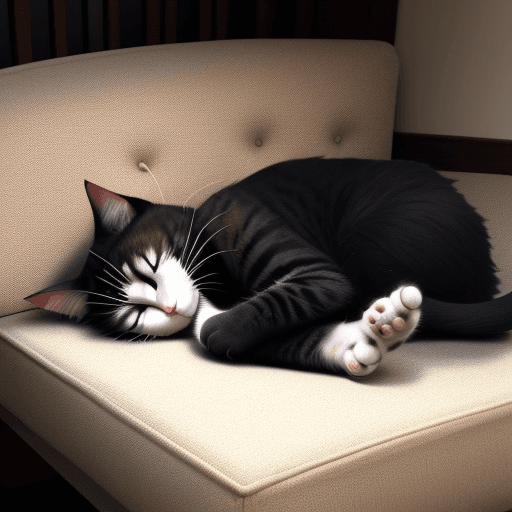 AI generated: the cat is sleeping