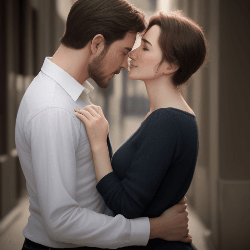 AI generated: a man in love