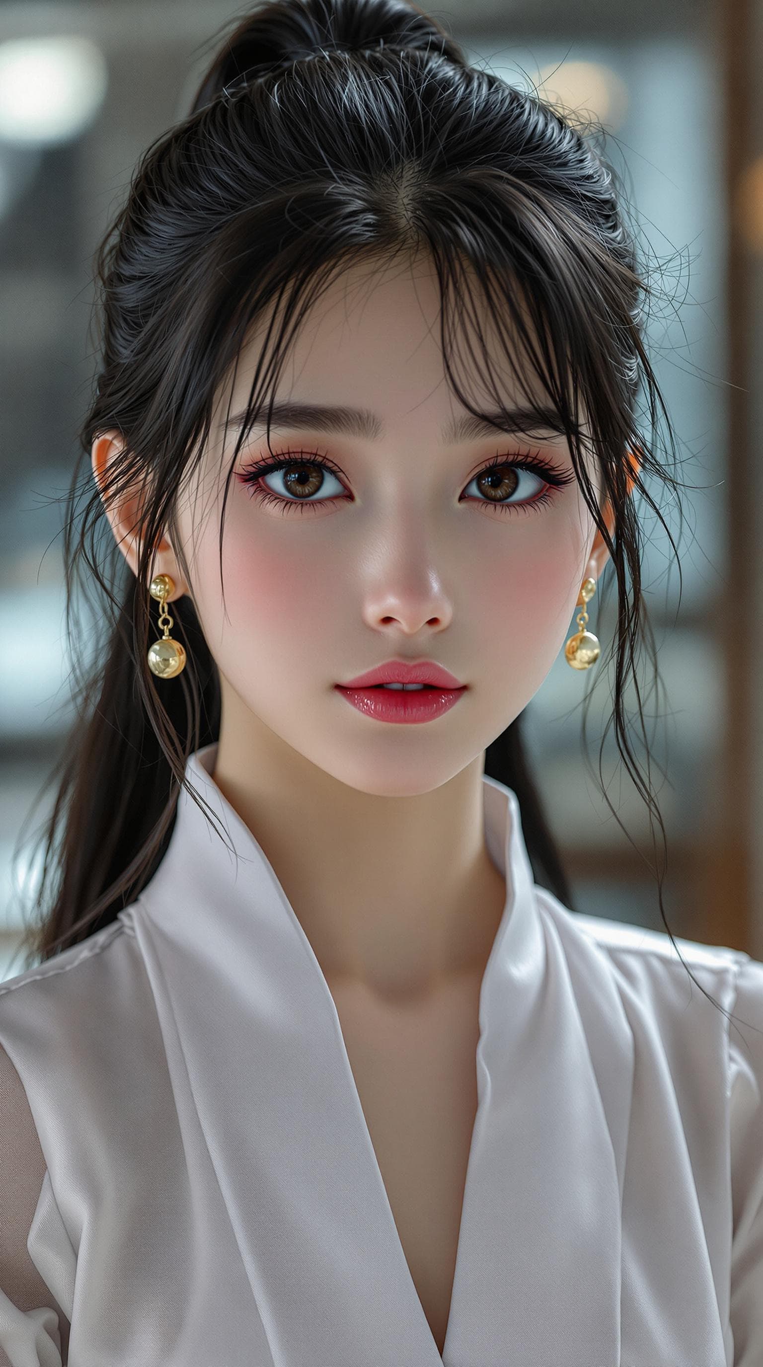AI generated: a professional photo of a exceptionally beautiful girl in the world (age 11), (eleven year old), nor...