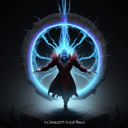AI generated: An Almighty God of evil opening a Portal to return to his evil realm