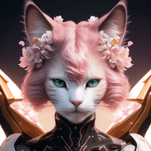 AI generated: UHD, 8K, ultra detailed, a cinematic photograph of {Mechanical cats，photorealestic，anthropomorphic c...