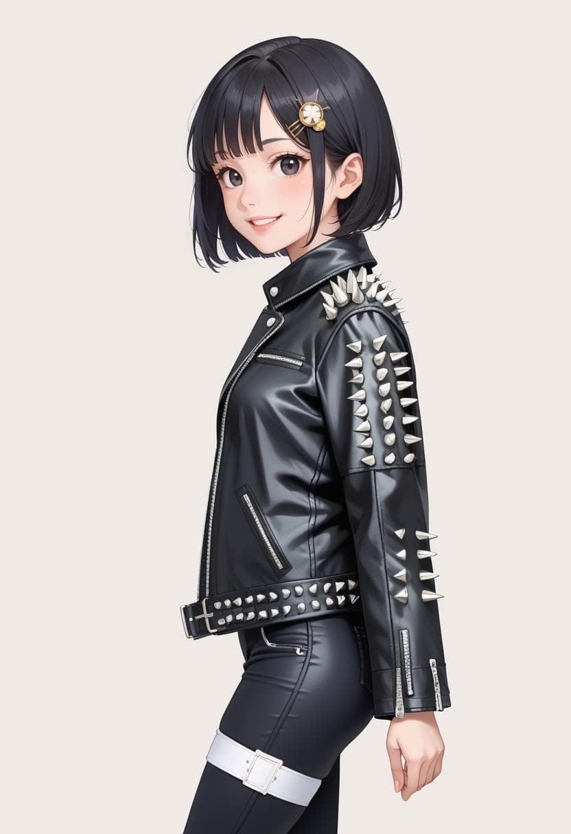 Spiked Leather Jacket