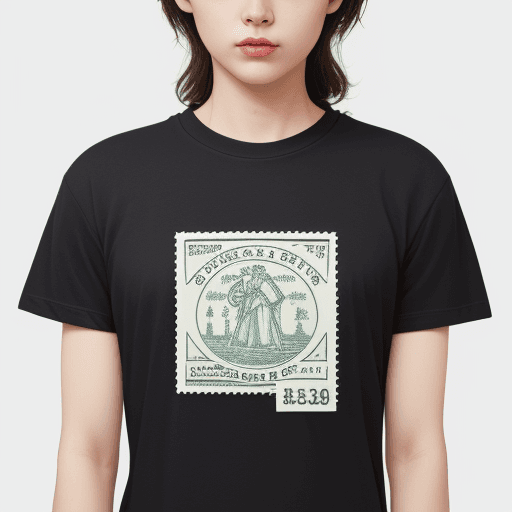 AI generated: Stamp a tshirt

