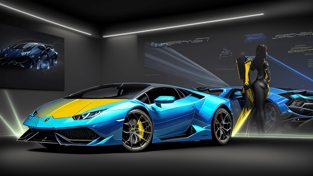AI generated: Style: The blueprint should be detailed laser painted in style, similar to the work of Hajime Soraya...