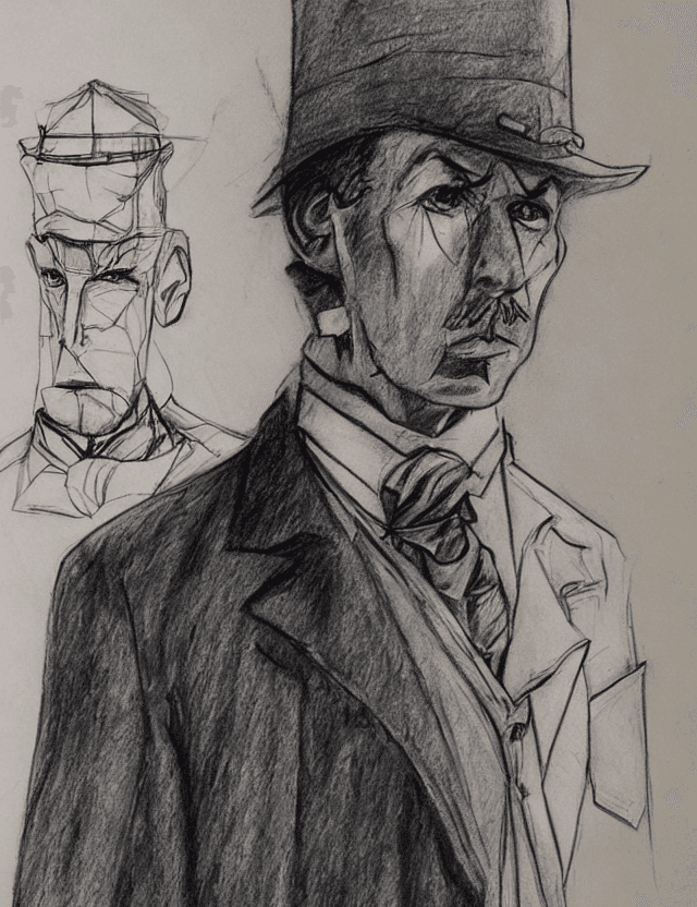 AI generated: bits of color, sketchbook, hand drawn, dark, gritty, realistic sketch. Rough sketch, mix of bold dar...