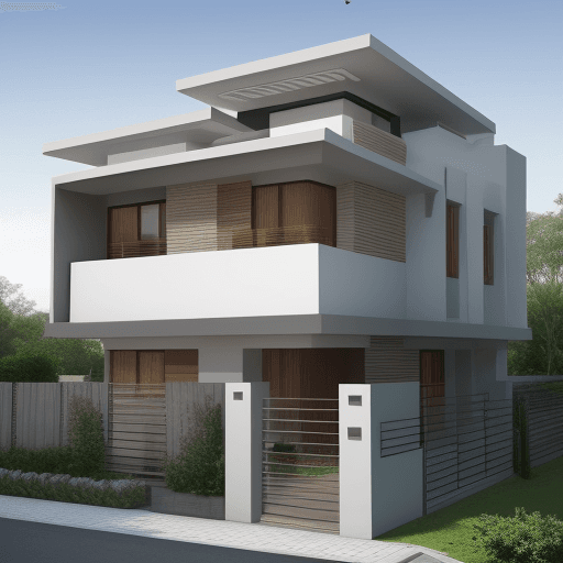 AI generated: modern house