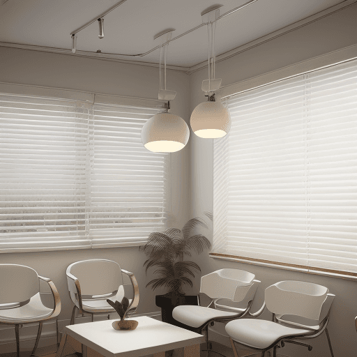 AI generated: 8K, very details, hyperrealism, in the hair salon – flat view of the hair salon through the window b...