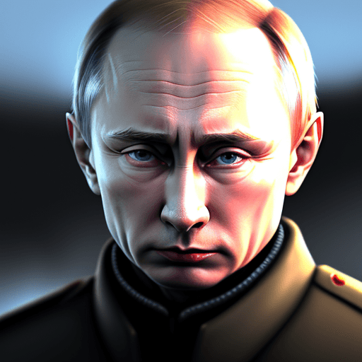 AI generated: Putin die, 4 k ultra HD 