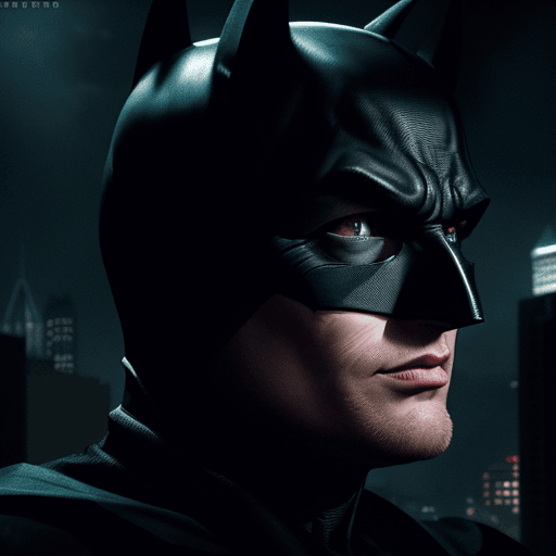 AI generated: hBatman, Gotham city at night, Christopher Nolan style, drama and lifesaving, in dynamic, atmosphere...
