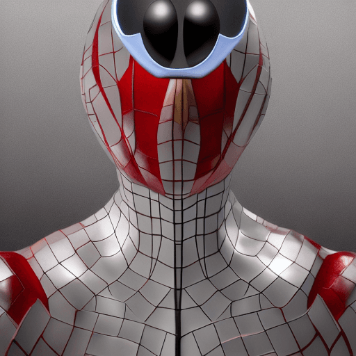 AI generated: hasdx style, glazed 3D render (extremely detailed CG), Spide-man, pixar style, 3d style, disney styl...