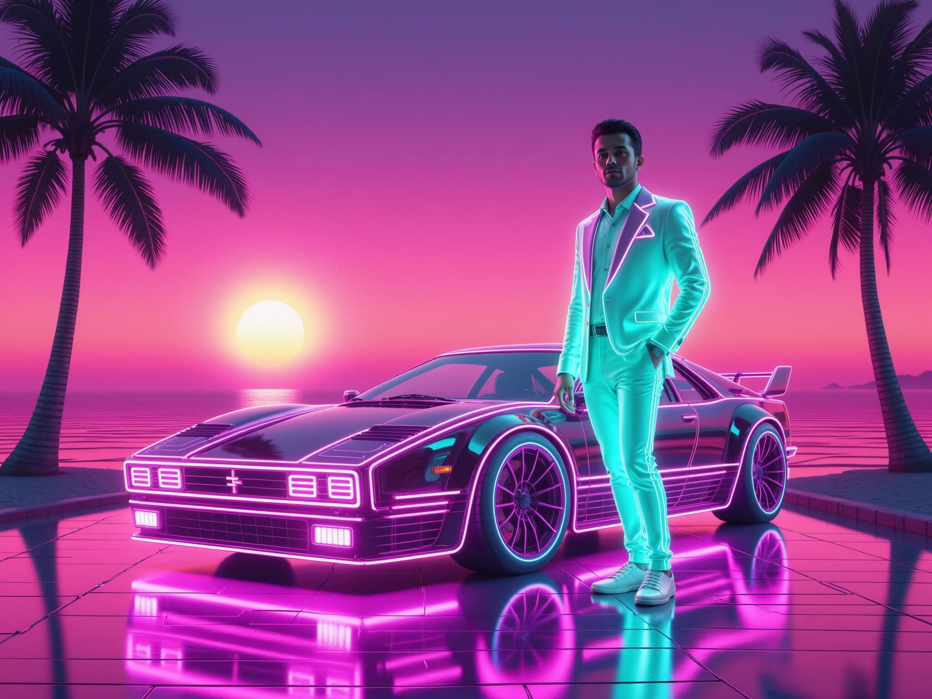 Neon Cyberpunk Vaporwave [FL/XL/IL]