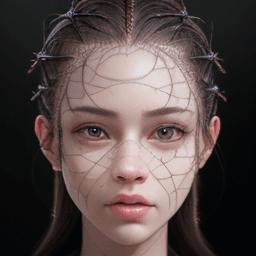 AI generated: entire head, (incredibly detailed), (highres:1.1), (high detailed skin:1.4), (realistic art), bokeh,...